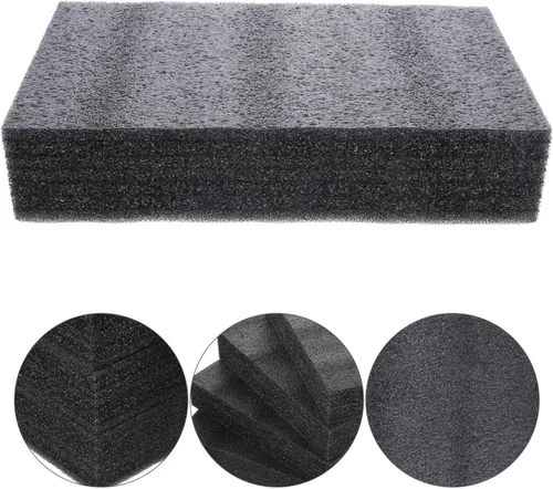 Miniatura 6 de EXCEART Bloques de espuma multiusos para embalaje, 4 piezas, almohadillas de espuma para embalaje de manualidades, insertos con elasticidad para uso