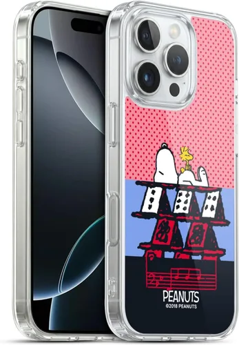 Miniatura 43 de Head Case Designs Funda de gel con licencia oficial de Peanuts Snoopy & Woodstock Halfs and Laughs [protección de grado militar] compatible