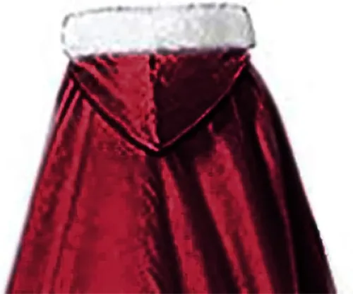 Miniatura 4 de Capa de boda para capucha nupcial, capa de piel para mujer, poncho de longitud completa