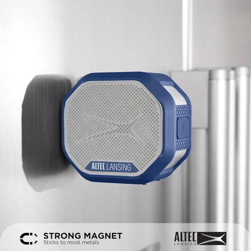 Miniatura 3 de Altec Lansing HYDRATREK - Altavoz Bluetooth magnético, impermeable IP67, altavoz portátil, emparejamiento inalámbrico verdadero, carga rápida USB-C