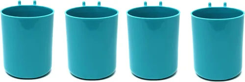 Miniatura 18 de JSP Manufacturing Tablero de clavijas de plástico de 3 pulgadas para colgar tazas, organizador de almacenamiento, manualidades, oficina