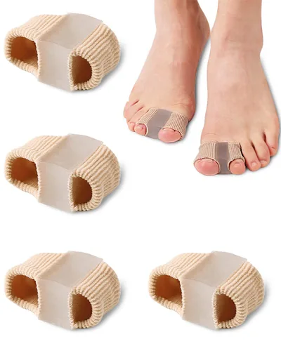Miniatura 6 de Golbylicc Separadores de Dedos del Pie para Juanetes para Dedos Superpuestos Mujeres Hombres, Espaciadores de Dedos del Pie de Gel Corrector de Paq