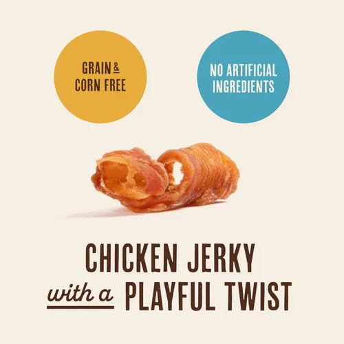 Miniatura 6 de Waggin' Train Golosinas para perros de pollo con rizos de cecina, hechas con pechugas de pollo 100% reales, solo dos ingredientes naturales, gran