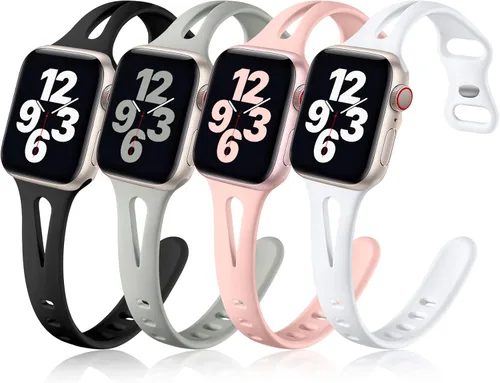 Miniatura 16 de Getino Compatible con Apple Watch Band 1.57, 1.49, 1.61, 1.65 pulgadas iWatch Series 11, 10, 9, 8, 7, 6, 5, 4, 3, 2, 1 SE, para mujeres, correas