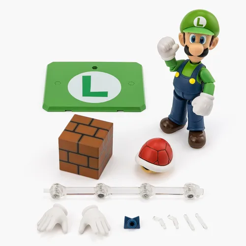 Miniatura 6 de TAMASHII NATIONS - Super Mario - Figura de acción Luigi S.H.Figuarts