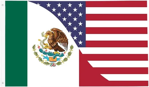 Miniatura 23 de Banderas de México 3x5 pies, bandera mexicana divertida para el hogar, patio, casa, jardín, banderas para fiestas navideñas, decoraciones interiores