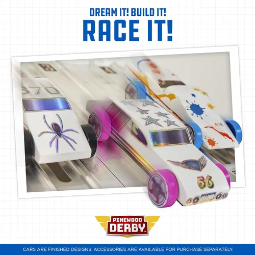 Miniatura 7 de Pinewood Derby - Peso compuesto flexible