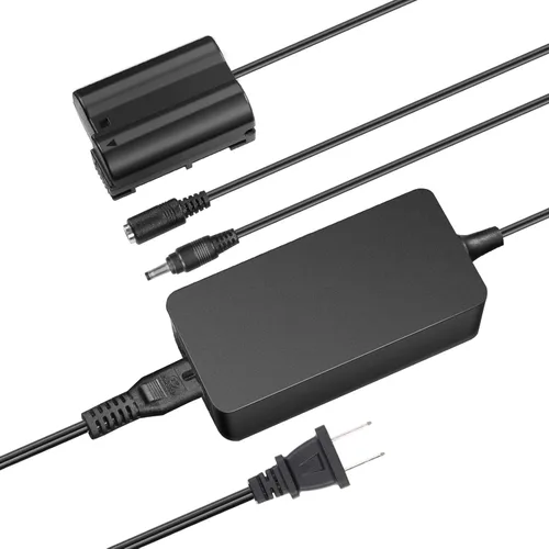 Miniatura 10 de NEEWER EN-EL25 Kit de acoplador de batería ficticia de repuesto, kit de cargador de cámara con acoplador de CC, adaptador de CA y enchufe de EE.