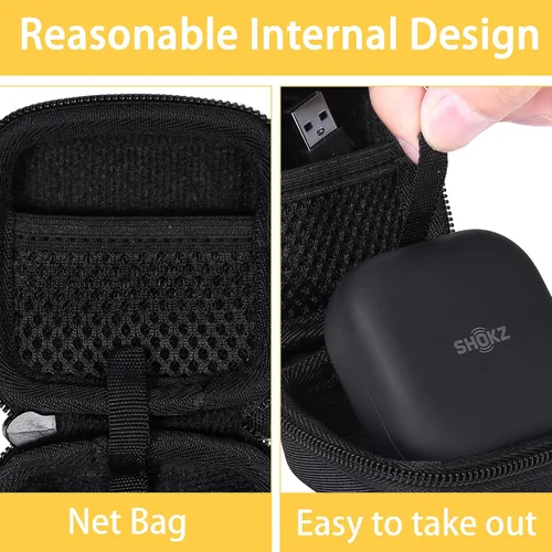Miniatura 4 de co2CREA Funda rígida de repuesto para auriculares Bluetooth inalámbricos SHOKZ OpenFit 2+ / OpenFit Air OpenFit Air Open-Ear True Wireless Bluetooth