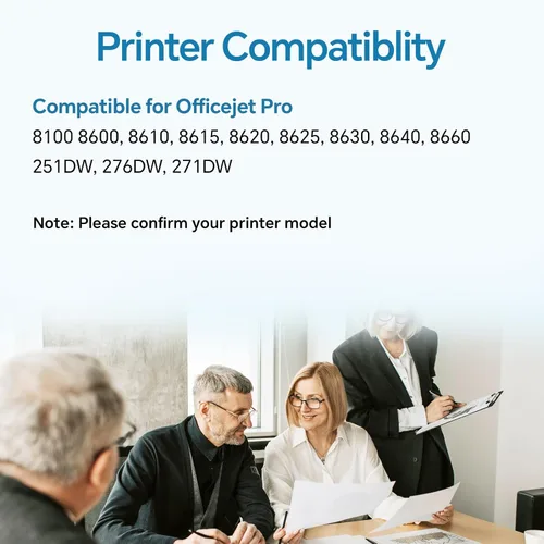Miniatura 3 de Combo de cartuchos de tinta 950XL 951XL Compatible para HP 950 951 XL (2 Negro, Cian, Magenta, Amarillo) Paquete de 5 Funciona con impresoras