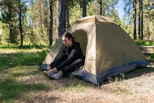 Miniatura 14 de Stansport Tienda de Campamento para 2 Personas
