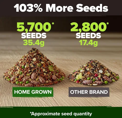 Miniatura 4 de HOME GROWN 10 semillas de verduras Heirloom – Más de 2000 semillas de supervivencia y equipo esencial de preparación de emergencias – Semillas