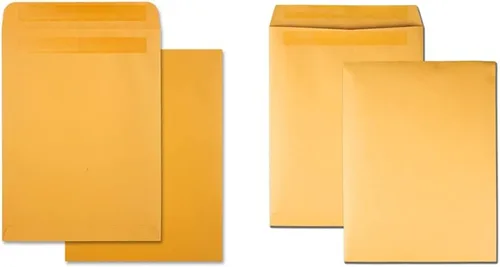 Quality Park Redi-Seal Sobres de catálogo Kraft de 9 x 12 pulgadas (250 unidades) y sobres de catálogo Kraft de 10 x 13 pulgadas (250 unidades)