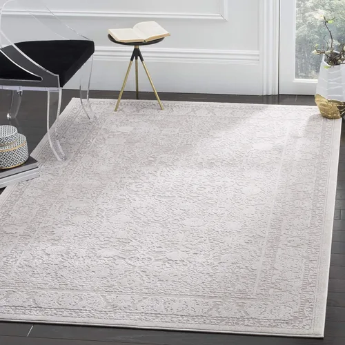 Miniatura 8 de SAFAVIEH Alfombra de área de 8 x 10 pies - Colección Reflection - Grande - Beige y crema, no desprende pelusa y es fácil de limpiar, ideal para sala