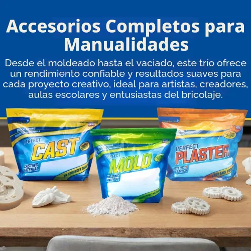 Miniatura 9 de Material de fundición de cerámica y cerámica de 4 libras de yeso perfecto