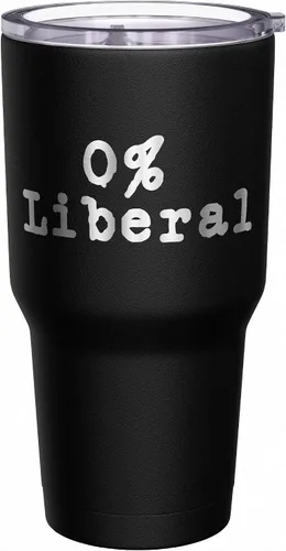 Miniatura 2 de We The People Holsters - Vaso térmico de 30 onzas, 0% Liberal, Negro