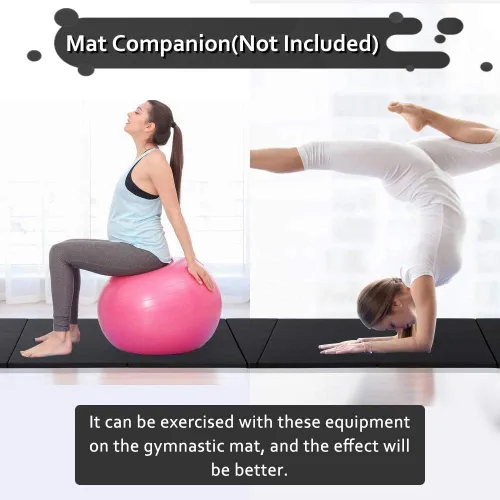 Miniatura 4 de Esterilla de gimnasia para gimnasia, alfombra de gimnasia, esterilla gruesa de yoga, esterilla para ejercicios aeróbicos, entrenamiento de fitness