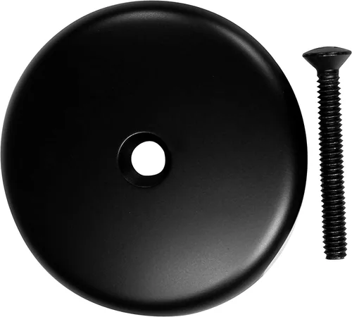 Miniatura 4 de Westbrass D941K-62 - Tapacubería de drenaje de bañera de rosca fina de 1-3/8 pulgadas con placa frontal de desbordamiento de un agujero, 1 paquete
