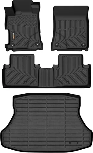 Miniatura 13 de Alfombrillas y forro de carga para Jeep Grand Cherokee L 2021-2025 (solo para 6 plazas sin consola central), alfombrillas de automóvil TPE para todo
