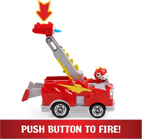 Miniatura 5 de Paw Patrol, Rescue Knights Marshall - Coche de juguete transformable con figura de acción coleccionable, juguetes para niños a partir de 3 años