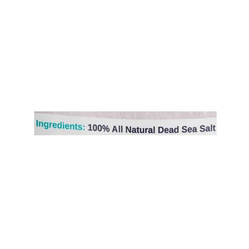 Miniatura 4 de Natural Elephant Sal del Mar Muerto para remojar y bañarse Bolsa a granel de 19 libras Grano fino 100% natural y pura