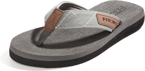 FITORY - Sandalias tipo pata de gallo, de playa y cómodas para hombre, tallas 6-15