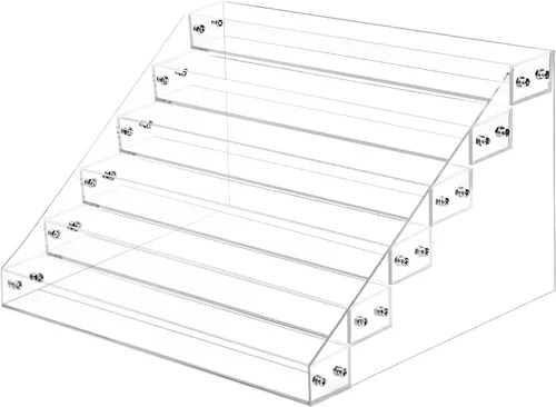 Estante organizador de esmalte de uñas de 6 niveles, soporte acrílico para pintura de uñas, tinta de tatuaje, aceite esencial, almacenamiento de