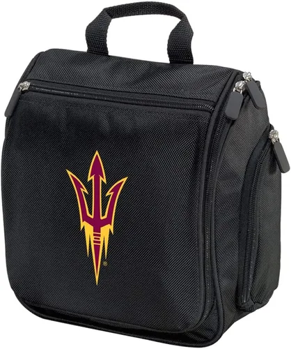 Miniatura 2 de Bolsa de aseo ASU o kit de afeitado de la Universidad Estatal de Arizona Bolsa de viaje colgante, Gris