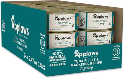 Miniatura 12 de Applaws Alimento húmedo natural para gatos, hecho con ingredientes limitados y naturales, alto en proteínas sin aditivos ni rellenos artificiales