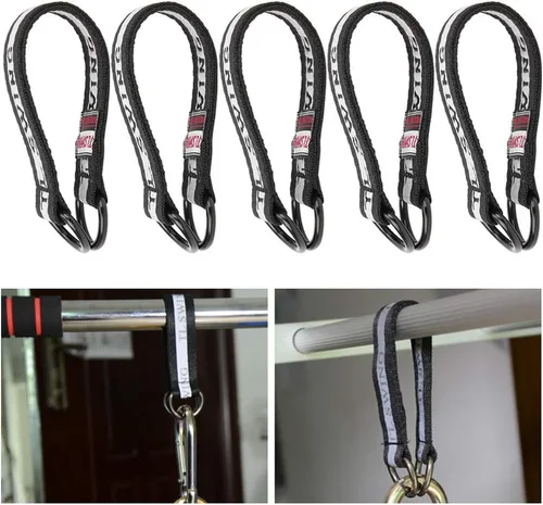 Miniatura 4 de Cinturón colgante para columpio, correa de conexión portátil, accesorios de repuesto de columpio de 5 piezas, cinturón de conexión de columpio