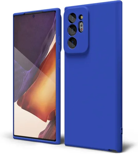 Miniatura 55 de oakxco Funda para teléfono Samsung Galaxy Note 20 Ultra de silicona líquida, bonita funda delgada y fina de goma suave TPU lisa y suave de gel