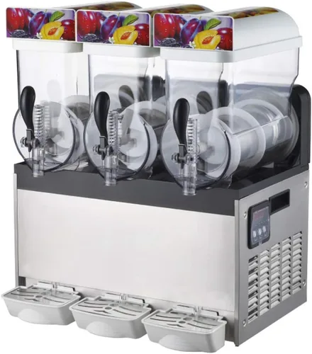 Miniatura 8 de YUEWO Electrodomésticos Herramientas de cocina Máquina de granizado de bebidas congeladas, 2 x 15 L, máquina de granizado de bebidas congeladas
