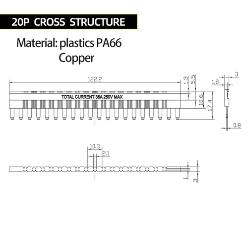 Miniatura 2 de Puente de relé electromagnético de uso general adecuado para enchufe HF41F-1Z-C2 Terminal de tornillo y conector conector con resorte Pieza