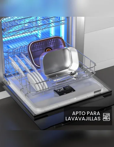 Miniatura 7 de Fiambrera térmica alimentada por batería con calentamiento automático, lonchera calentable inalámbrica de 16,000 mAh para adultos, calentador