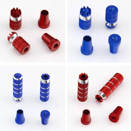 Pieza de repuesto para mando a distancia Transmisor de palillo de pulgar M3 largo aleación de aluminio CNC 2 unids para todos los transmisores RC de