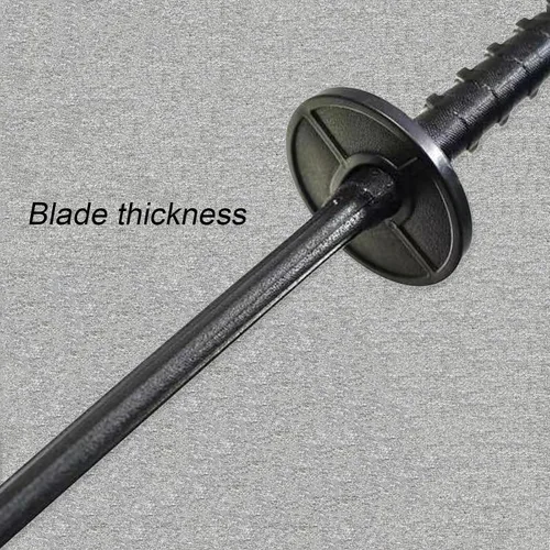 Miniatura 6 de Espada de entrenamiento de polipropileno para artes marciales, espada Katana de práctica con funda, para juegos de rol y actuaciones en escenario