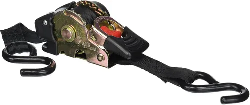 Erickson 34420 Pro Series trinquete con correa retráctil, 1 pulgada por 6 pies, color negro, 4 unidades, 1500 libras de capacidad