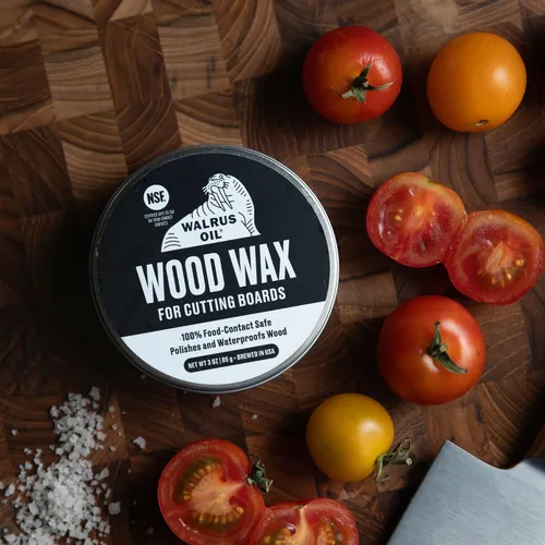 Miniatura 6 de ACEITE DE WALRUS - Cera para madera, lata de 3 oz, apta para alimentos según FDA, cera para tabla de cortar y crema para tabla