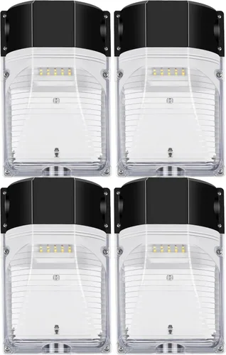 Miniatura 10 de hykolity Luz LED de Paquete de Pared de 120W con Sensor de Anochecer a Amanecer, 16200lm 5000K Luz de Día Iluminación de Seguridad Comercial
