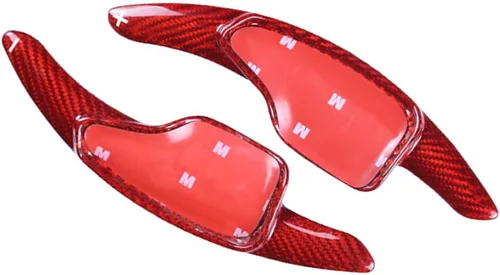Miniatura 2 de Extensión de palanca de cambios de palanca de cambios en el volante, paleta de cambios roja para Chevrolet Camaro LS, para Camaro LT1, LT