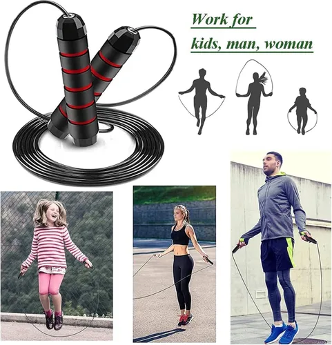 Miniatura 7 de Vztipki Speed & Agility Training Equipment-20ft Agility Ladder, 6 Poles, 12 Soccer Cones, Resistance Parachute, Jump Rope, Soccer Football