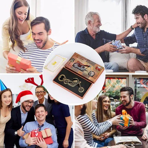 Miniatura 2 de Abrebotellas de cerveza para motocicletas, regalos de cumpleaños y Navidad para hombres, mujeres, marido, novio, regalos de cerveza para hombres