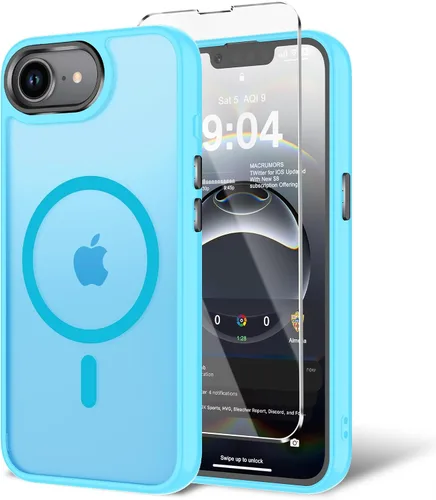 Miniatura 99 de Funda para iPhone 11 con protector de pantalla, compatible con MagSafe, ultra delgada, translúcida, mate, a prueba de golpes, color negro