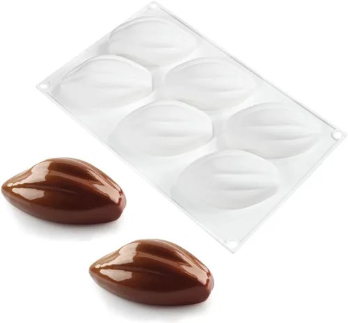 Miniatura 4 de Moldes de silicona para chocolate para hornear, diseño de bayas occa de 6 cavidades, antiadherentes y flexibles, perfectos para chocolate, dulces