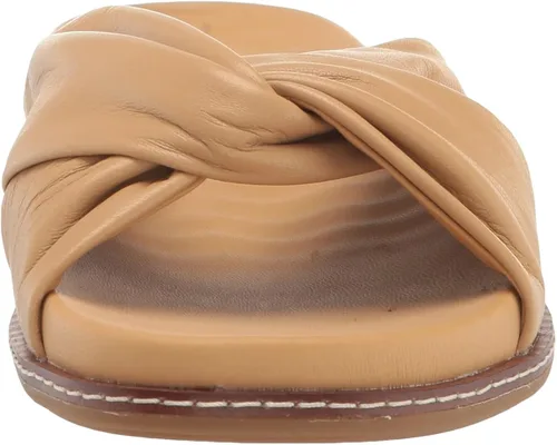 Miniatura 2 de Sperry Sandalia plana con correa cruzada dorada para mujer, Oro