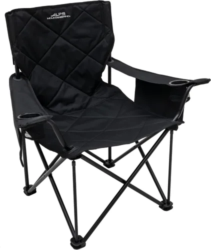 ALPS Mountaineering King Kong - Sillas de camping para adultos con portavasos de malla y bolsillos, construidas duraderas y fiables con marco de
