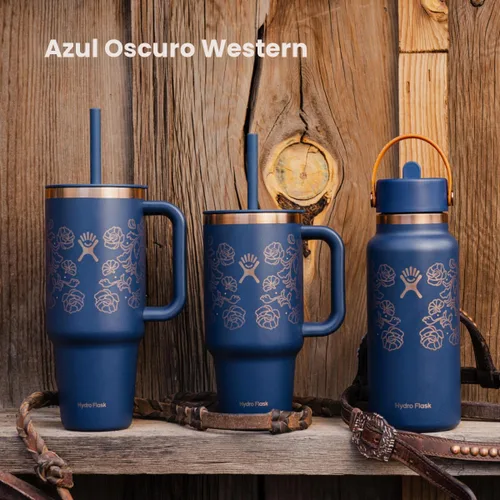 Miniatura 4 de Hydro Flask Botella de agua – Acero inoxidable aislado – Tapa flexible con popote de boca ancha, antiderrames, a prueba de fugas y recargable en 32