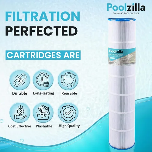 Miniatura 5 de Poolzilla Paquete de 4 cartuchos de filtro de piscina, compatible con PLF131A, Pleatco PA131-PAK4, Hayward CX1280XRE, SwimClear C5020 Unicel C-7494