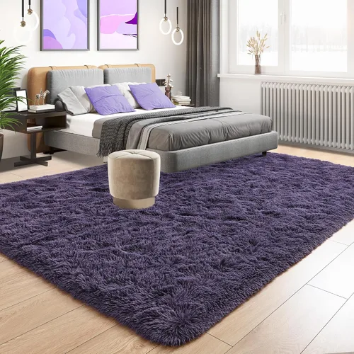 Miniatura 2 de Tepook - Alfombra súper suave y peluda para dormitorio, alfombras modernas peludas para niños para sala de estar, alfombra de felpa