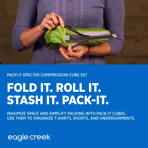 Miniatura 6 de Eagle Creek Pack-it Specter - Juego de cubos de compresión, blanco (WhiteStrobe)), EC-41186002